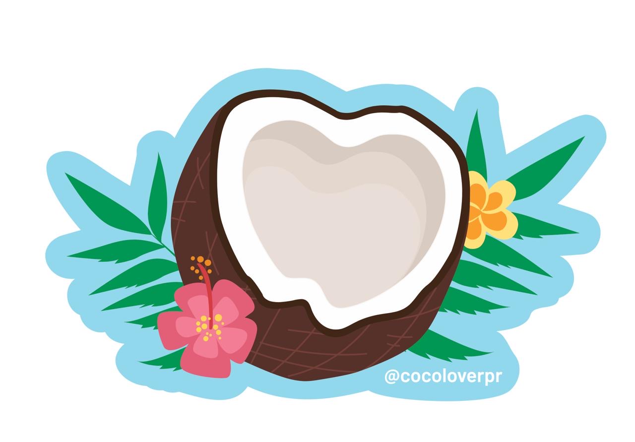 Coco Lover Tropical Sticker