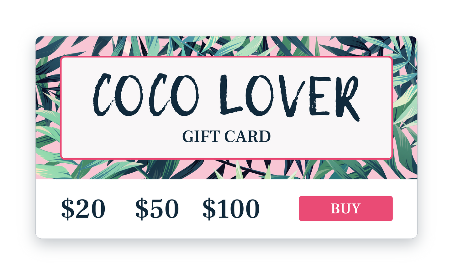 Coco Lover Gift Card
